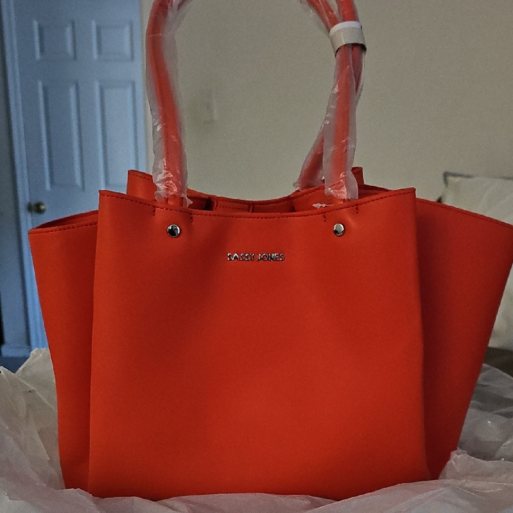 Sassy Jones Bold Orange Tote